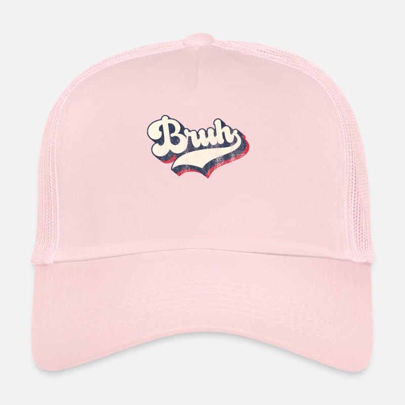 Vintage Retro Bruh Slang Meme Sarcastique Casquette trucker 