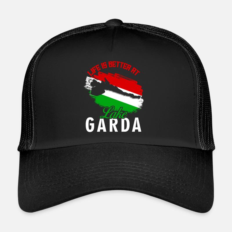 Lake Garda Lago di Garda Trucker Cap
