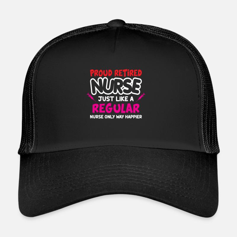Infirmière à la retraite Casquette trucker 