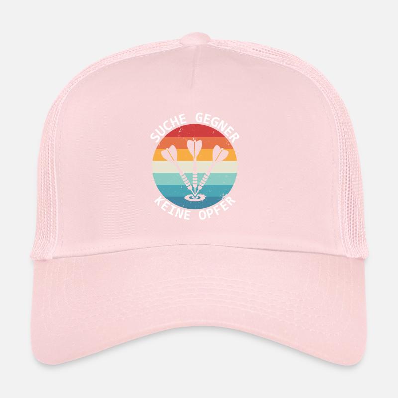 Joueur de fléchettes Recherche d’adversaires Pas de victimes Fléchettes Casquette trucker 