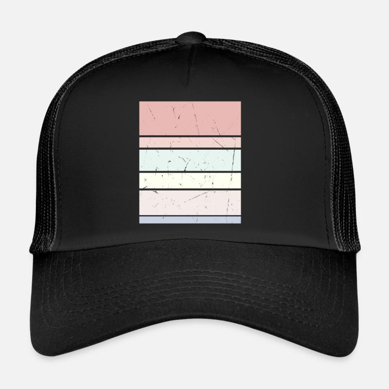 Rectangle pastel d’arrière-plan Casquette trucker 