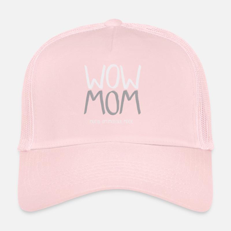 WOW MOM bravely optimistic tired Trucker Cap