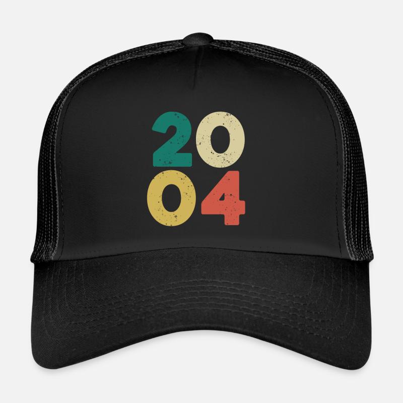 2004 - Millésime 2004 Rétro Vintage Casquette trucker 