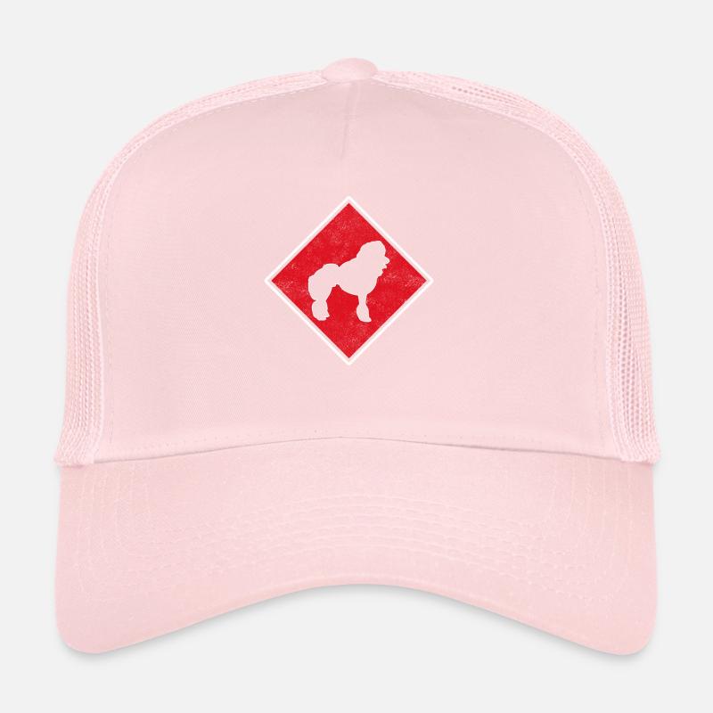 Logo du caniche Casquette trucker 