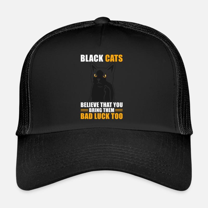 Superstition Black Cat Trucker Cap