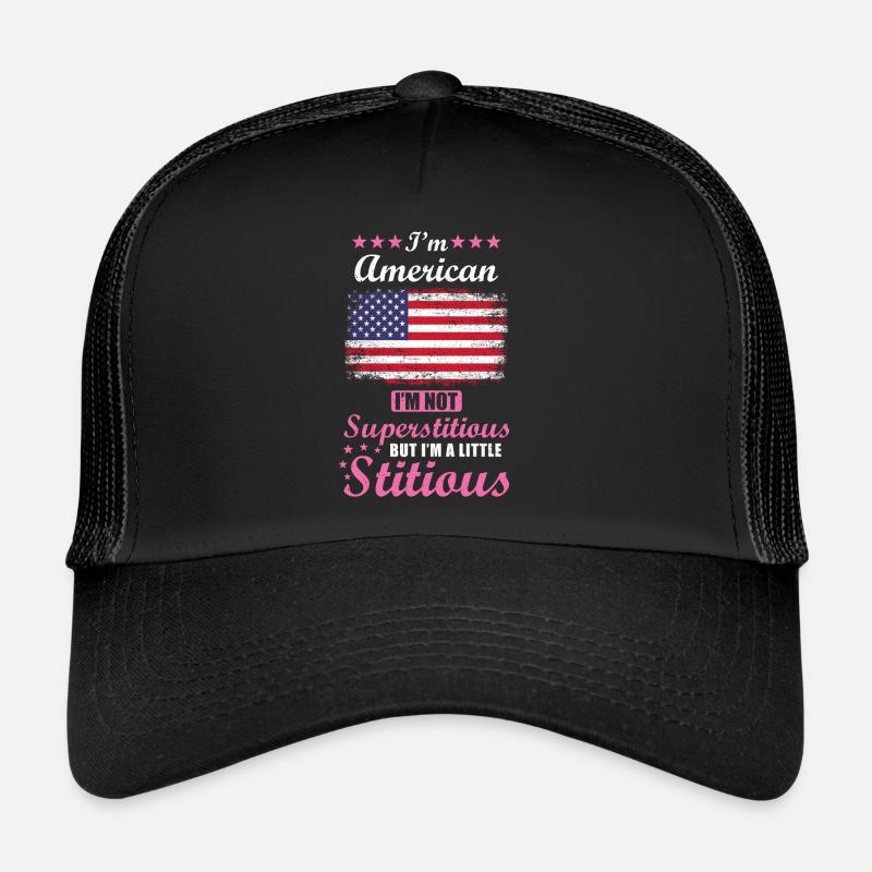 Cadeau américain Drôle Dire USA Casquette trucker 