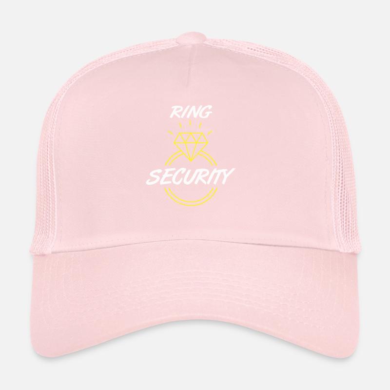 Ring Security Bachelor Party Wedding Married Trucker Cap