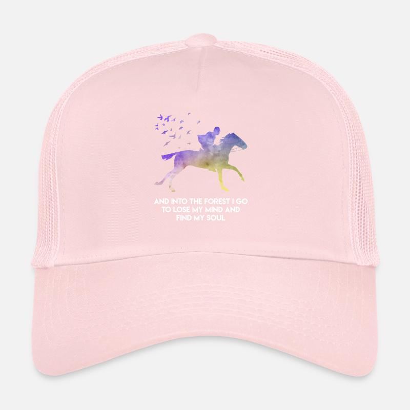 Reiter Zitat Reitsport Pferde Mädchen Trucker Cap