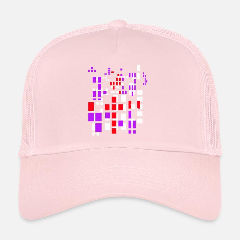 Pixel a Pixelworld Abstract City Kypto Style Trucker Cap