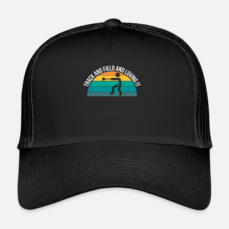 Cadeau de maillot lance-marteau d’athlétisme Casquette trucker 