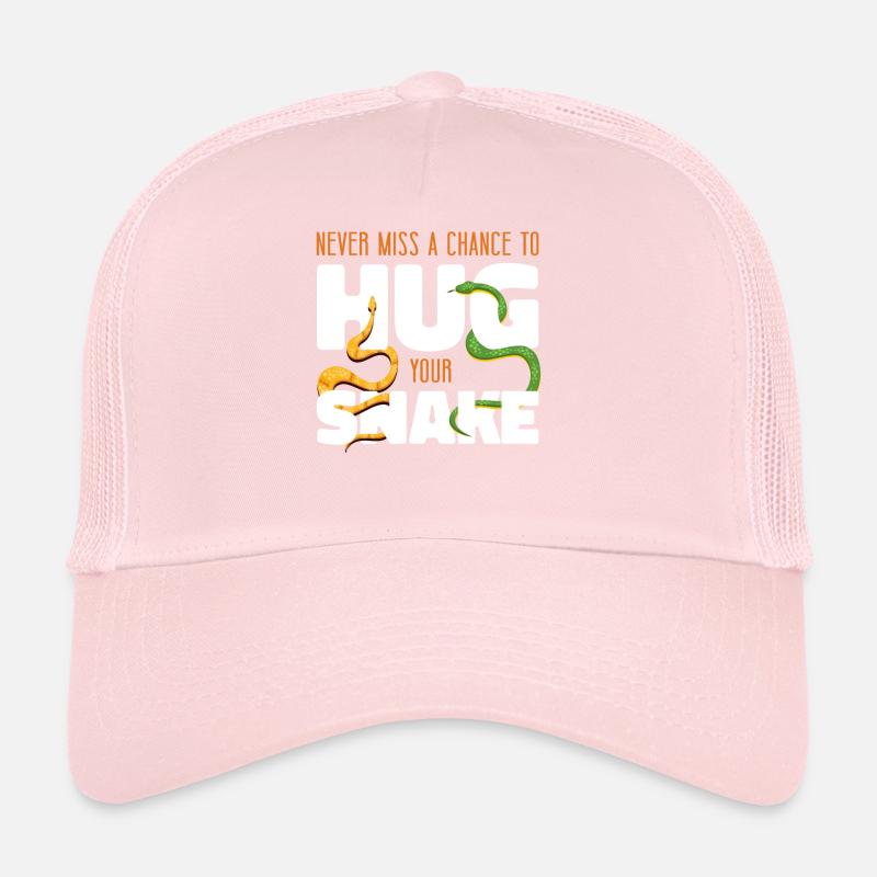 Snake Serpent Never Miss A Chance Trucker Cap