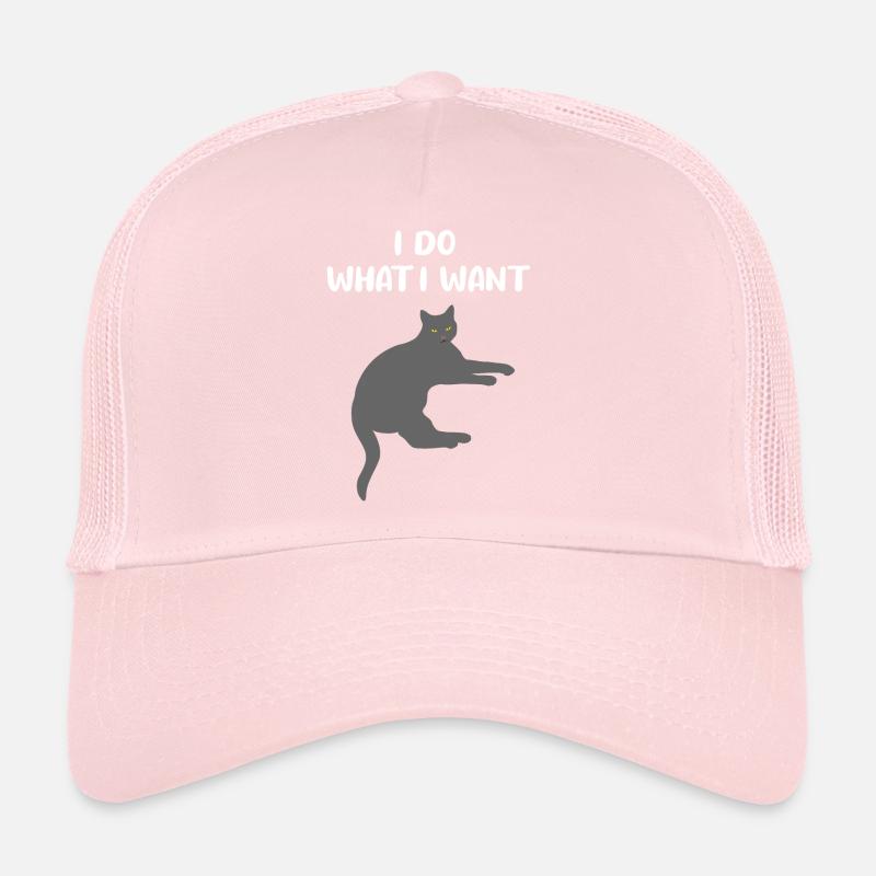 Cat Cheeky Kitten Funny Saying Gift Trucker Cap