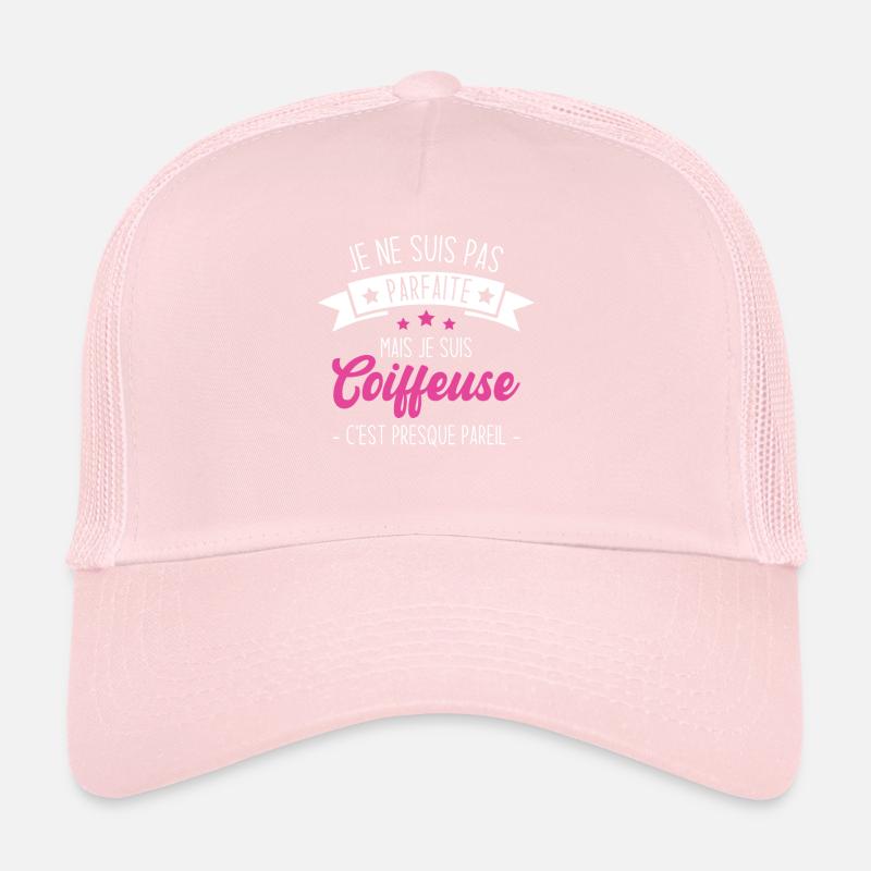 Je ne suis pas parfaite mais je suis coiffeuse Casquette trucker 