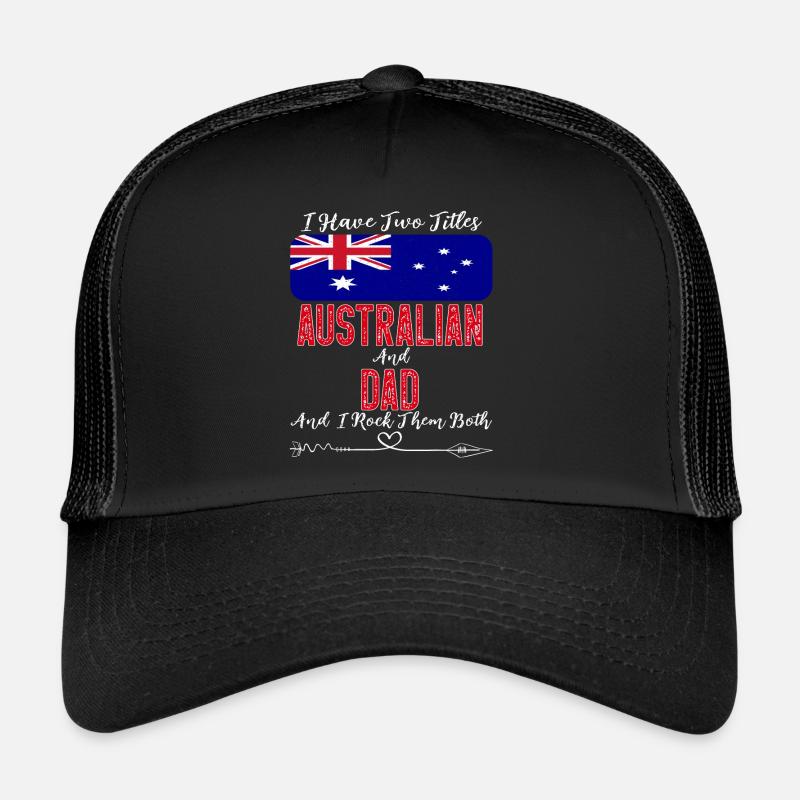 J’ai deux titres australiens et papa australiens Casquette trucker 