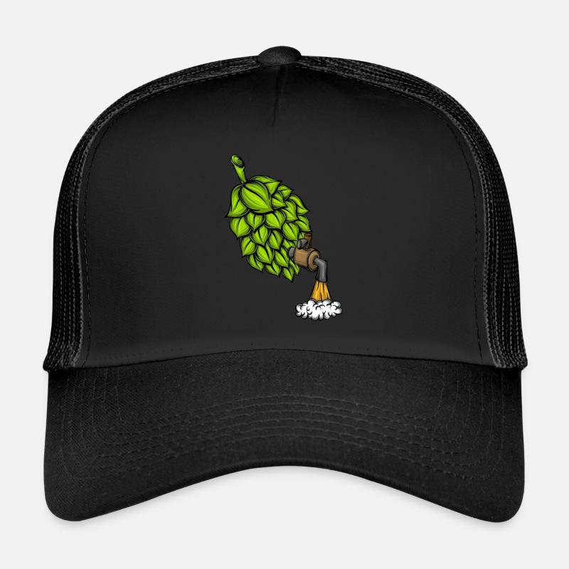 Amateur de bière Alcool Boire du houblon avec de la bière pression Casquette trucker 