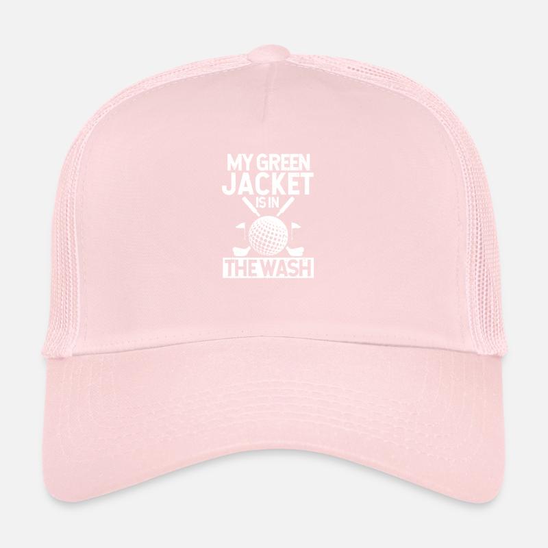 Maître golfeur de golf Gag My Green Jacket Casquette trucker 