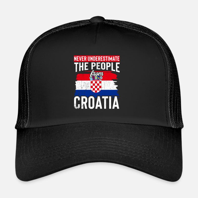 Tshirt Croatie Casquette trucker 