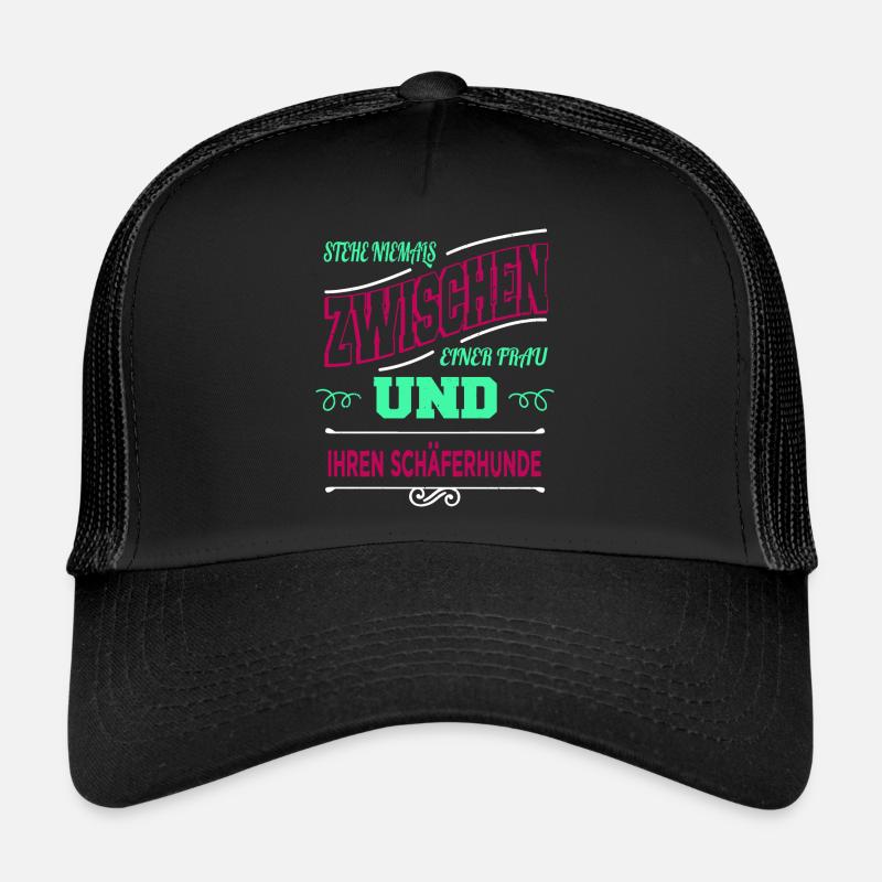 dogge schäferhund hundehalter lustiger spruch Trucker Cap