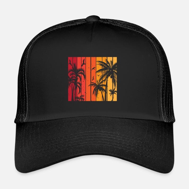 Palm trees Trucker Cap