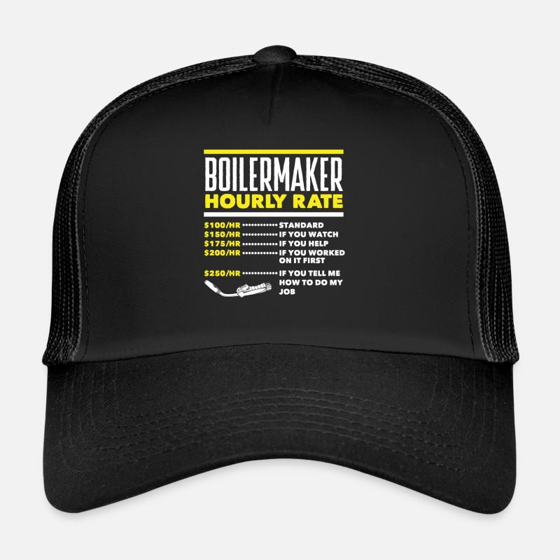 Chaudronnier Taux horaire Drôle Casquette trucker 