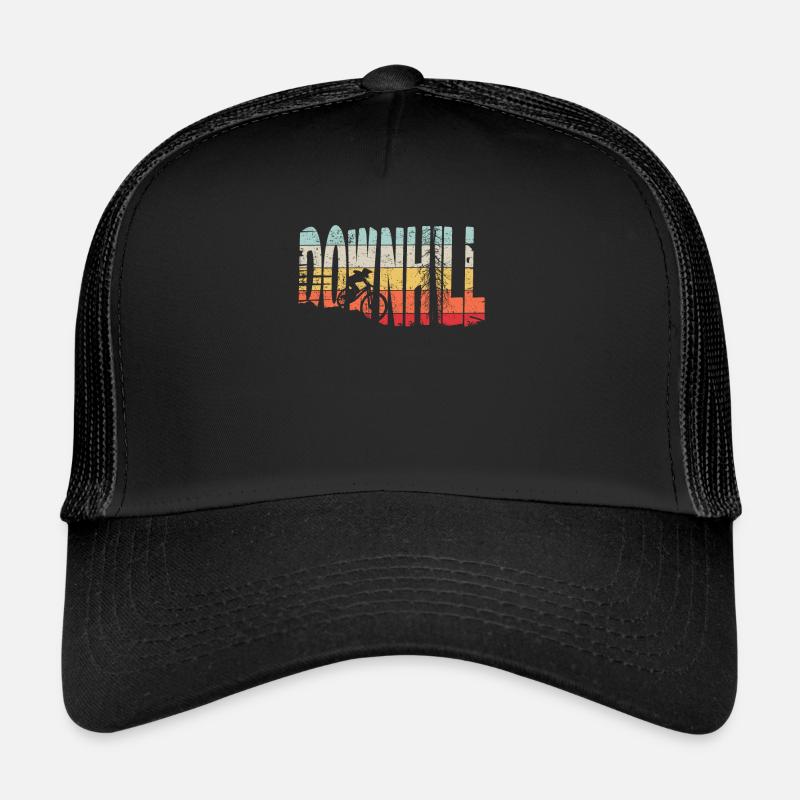 Descente VTT Nature Montagnes Retro Wave Vintage Casquette trucker 