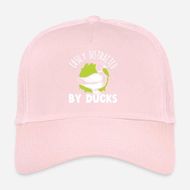 Facilement distrait par duck duckling duck lover Casquette trucker 