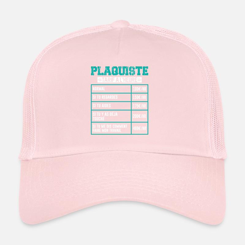 Le Tarif Horaire D'un Plaquiste Casquette trucker 
