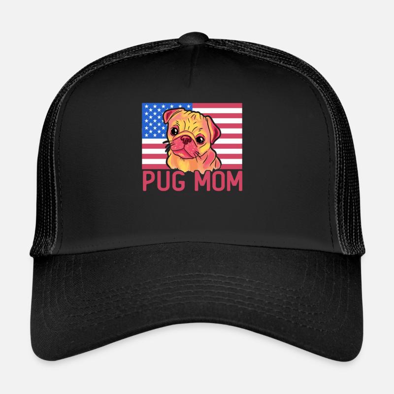 Pug Mom Trucker Cap