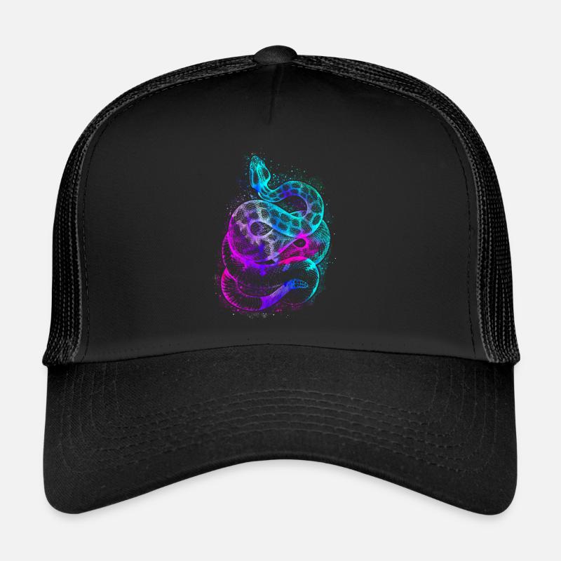 Snake Serpent Watercolor Trucker Cap
