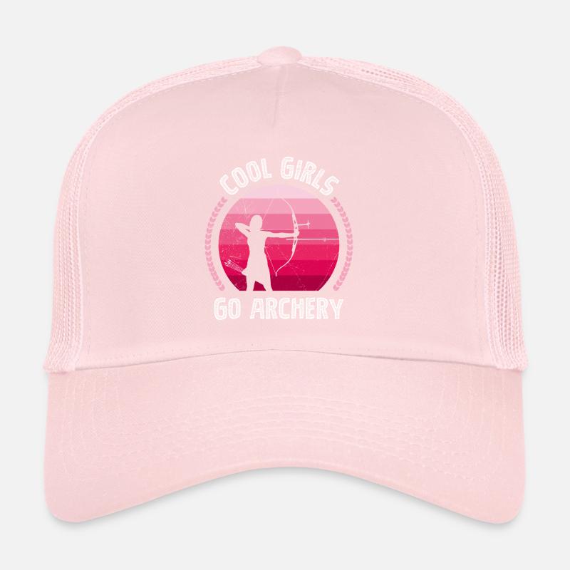 Coole Mädchen gehen Bogenschießen Damen Trucker Cap
