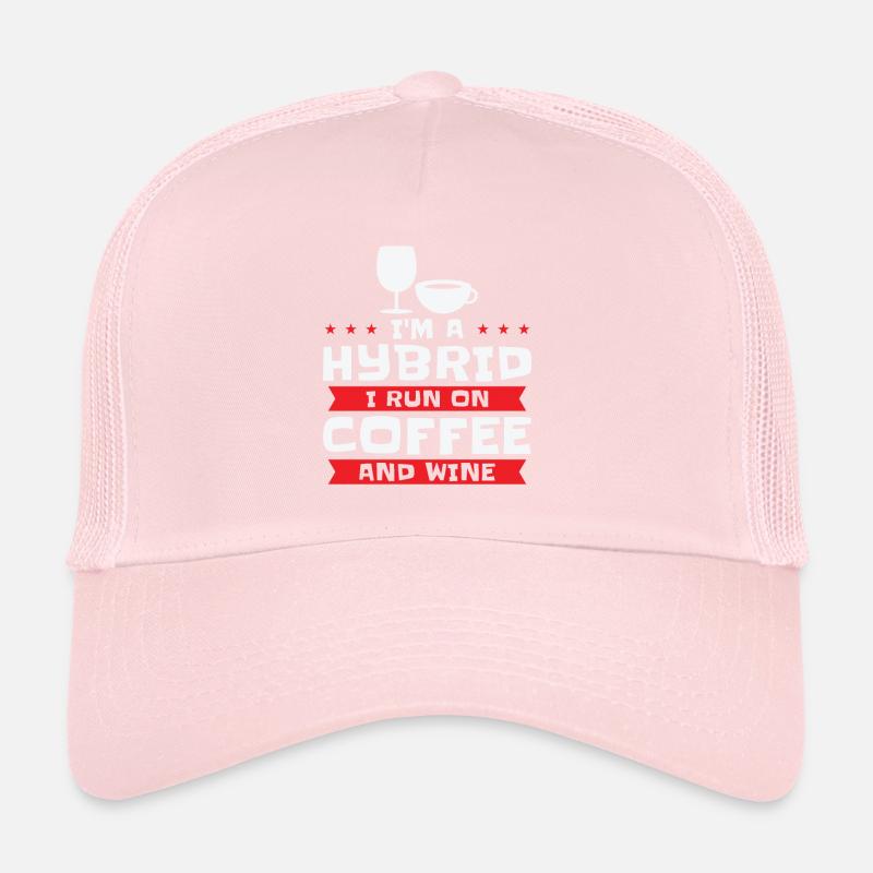Café Vin Hybride Alcool Addict au café Casquette trucker 