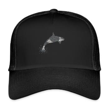 Orca Orca Killer Whale Killer Whales - Trucker Cap - black/black - Front