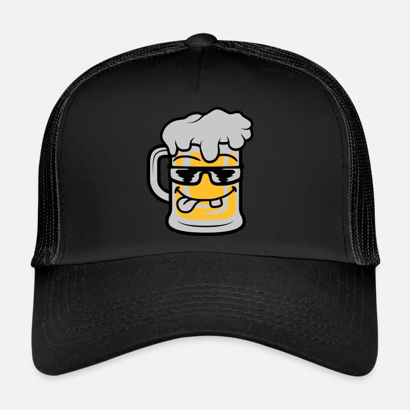 Tasse à bière Cool Face Casquette trucker 