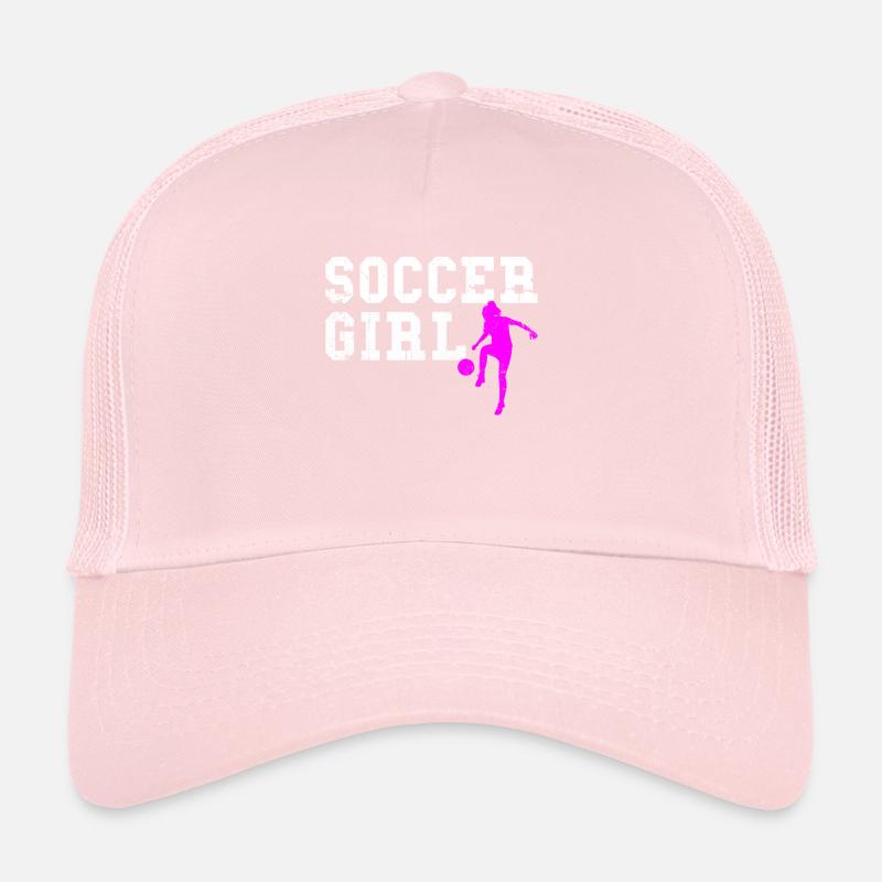 fille de soccer Casquette trucker 