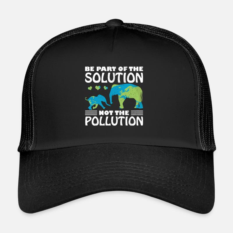 Earth Day Elephant Saying Environment Climate Gift Idea Trucker Cap