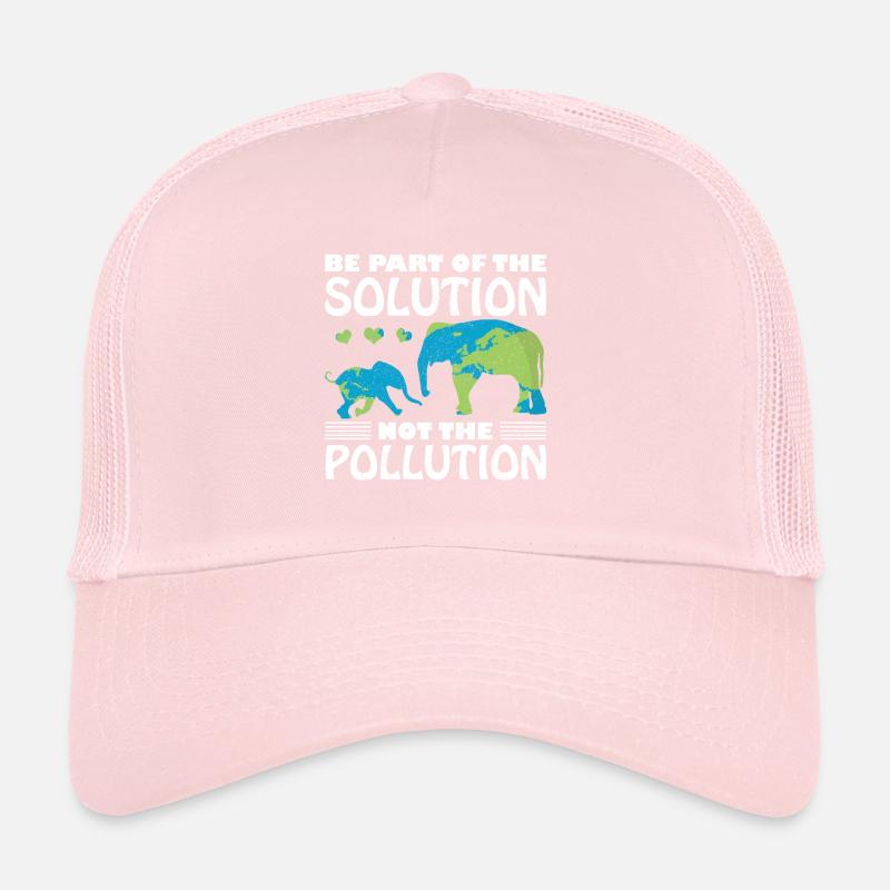 Earth Day Elephant Saying Environment Climate Gift Idea Trucker Cap