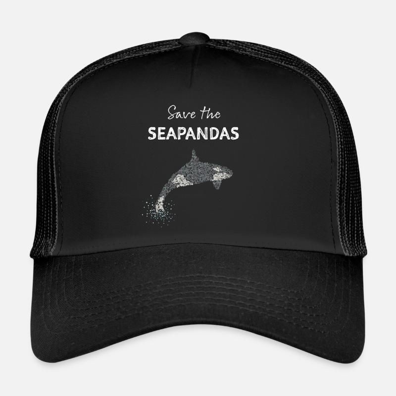 Orka Killer Whale Killer Whale Killer Whale Trucker Cap