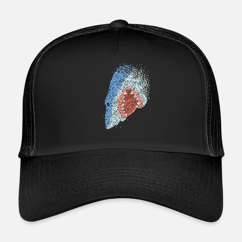 Grand requin blanc Requin Requin Requin Amoureux Casquette trucker 
