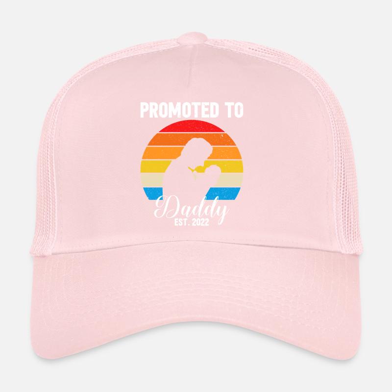 Zum Daddy 2022 Funny 1st Time Dad befördert Trucker Cap