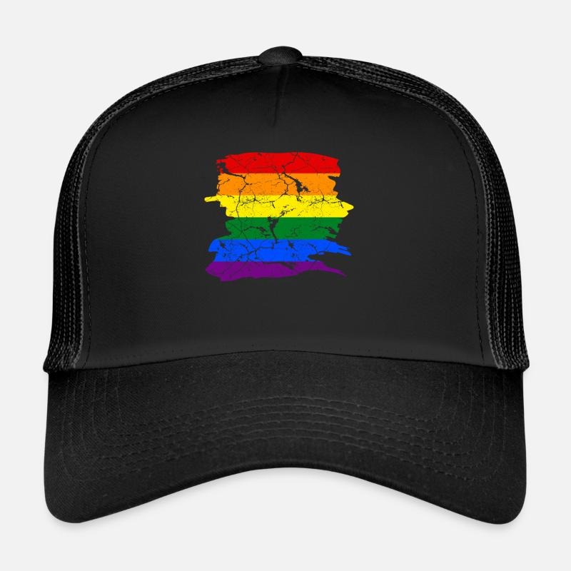 Regenbogen Flagge LGBT Pride Trucker Cap