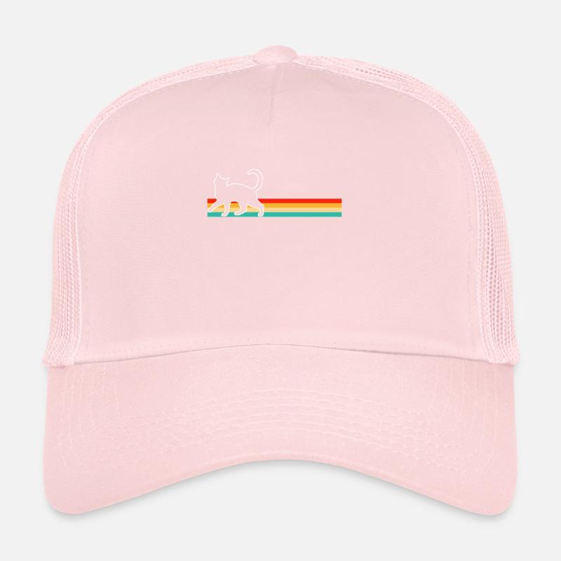 Chat Rétro Casquette trucker 