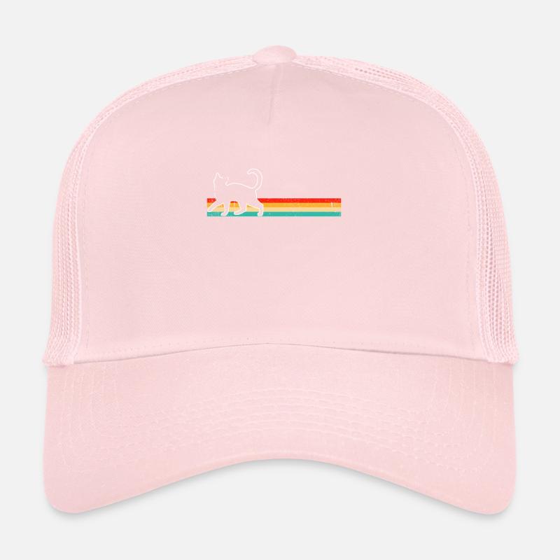 Chat Rétro Casquette trucker 