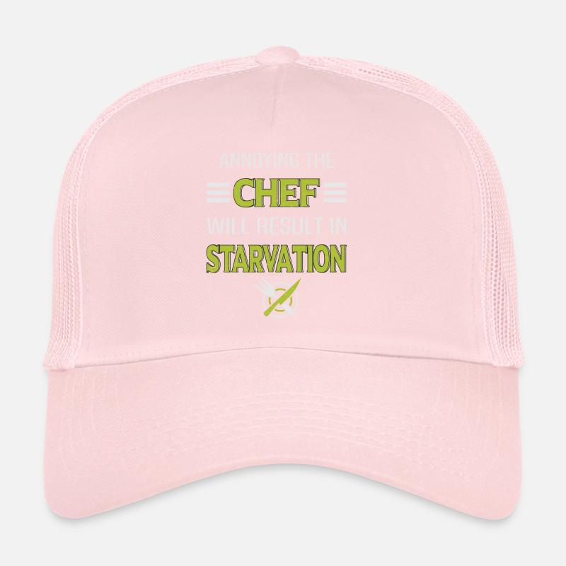 Cuisinier Cuisine Vaisselle Chef Restaurant Couverts Casquette trucker 