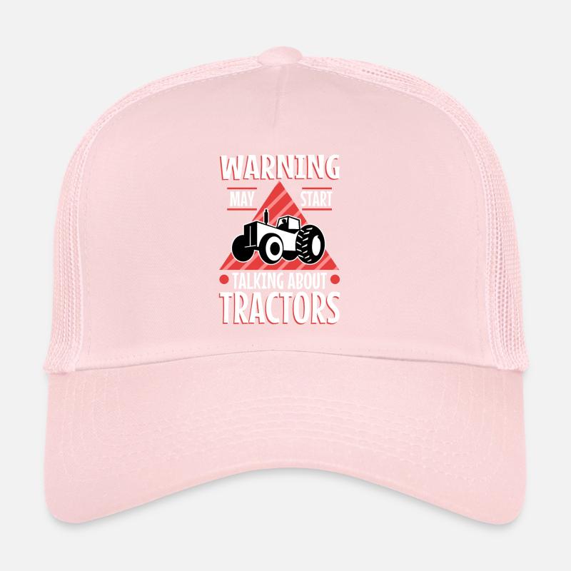 Warning may start talking about tractors Trucker Cap