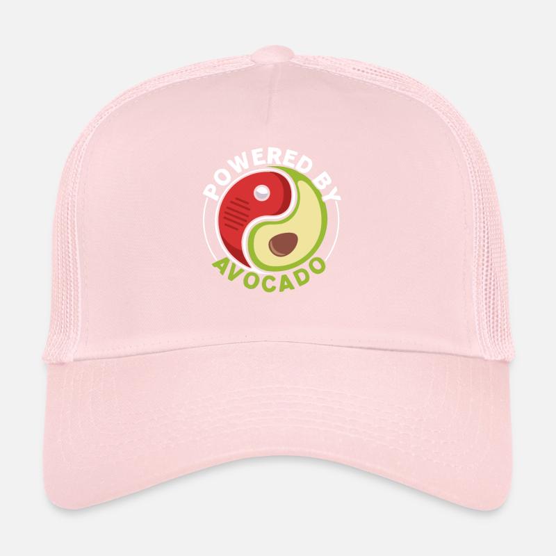 Propulsé par Avocado Guac Guacamole Avocado-Lie Casquette trucker 