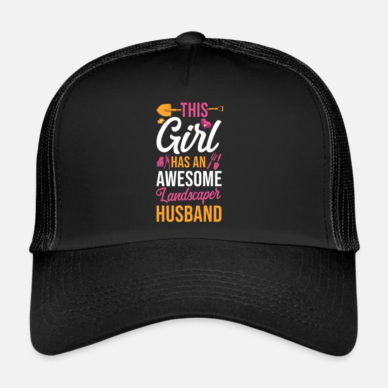 Landscaper Landscaping Landscape - Trucker Cap - black/black