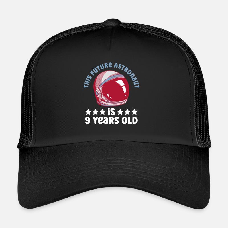 This future astronaut is 9 years old Trucker Cap