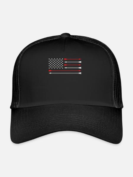 USA Archery Archer - Trucker Cap - black/black - Front