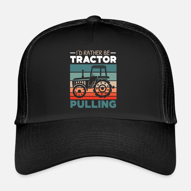 Ich würde lieber einen Traktor ziehen Bauernhof Ba Trucker Cap