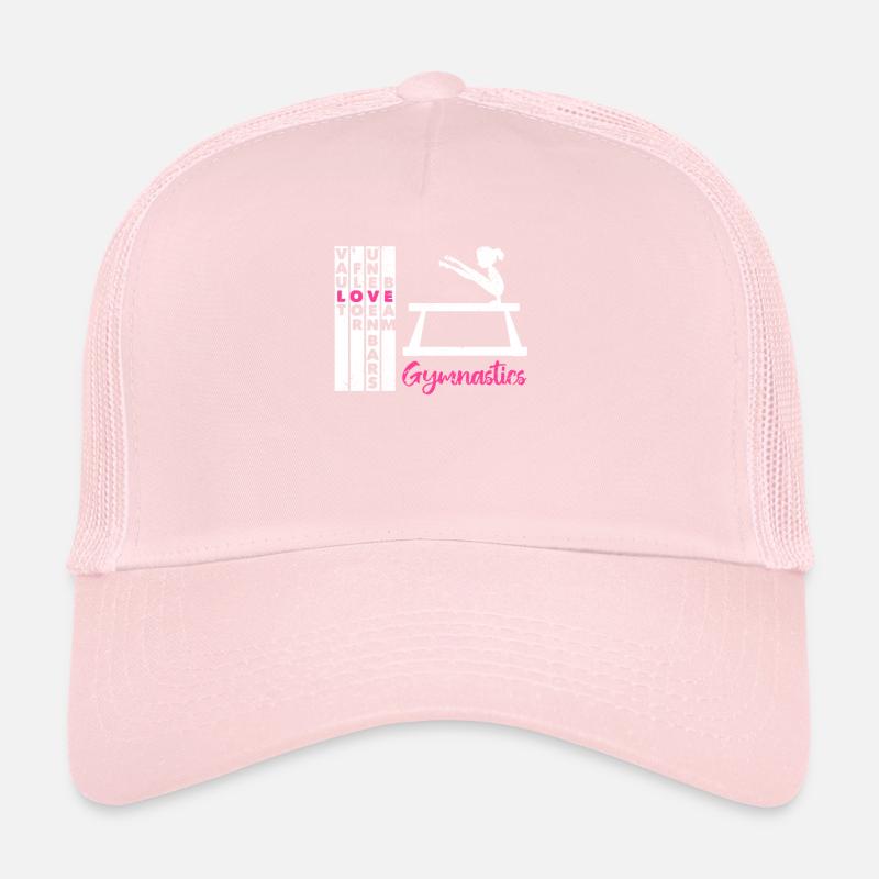 Jump Floor Step Bars Beam Gymnastics Funny Trucker Cap